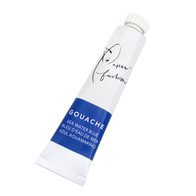 Load image into Gallery viewer, American crafts • paper fashion gouache verf 20ml seawater blue
