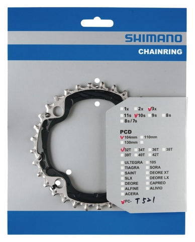 Kettingblad 32T Shimano Deore FC-M610 32T-AE