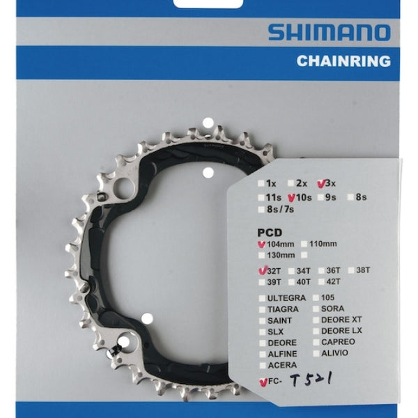 Kettingblad 32T Shimano Deore FC-M610 32T-AE