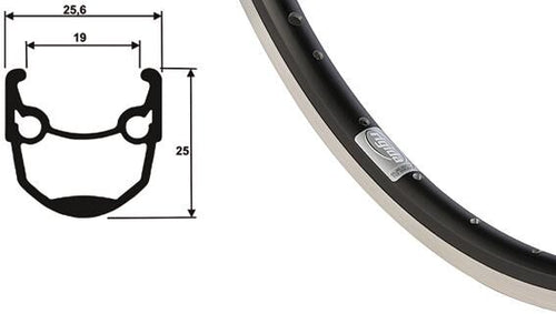 Ryde velg andra 10 rims andra 10 19-622 36l sw