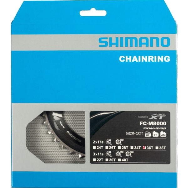 Kettingblad 36T Shimano XT FC-M8000 2x11 speed