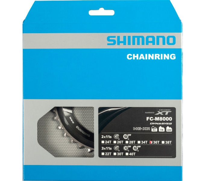 Load image into Gallery viewer, Shimano kettingblad Deore XT 11V 36T Y1RL98080 M8000
