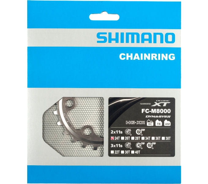 Load image into Gallery viewer, Shimano kettingblad Deore XT 11V 24T Y1RL24000 M8000
