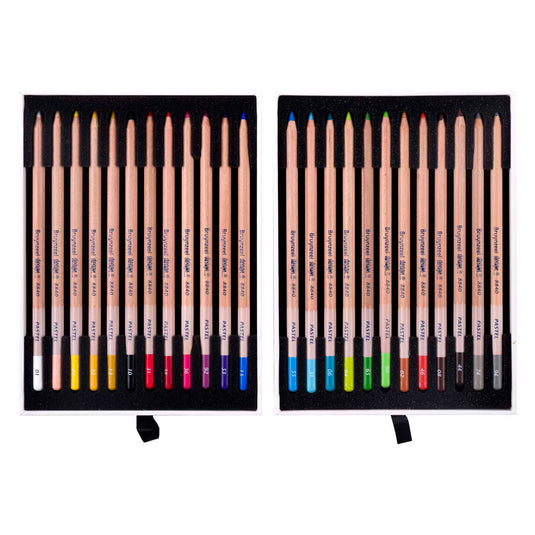 Bruynzeel design pastelpotlood box | 24 kleuren
