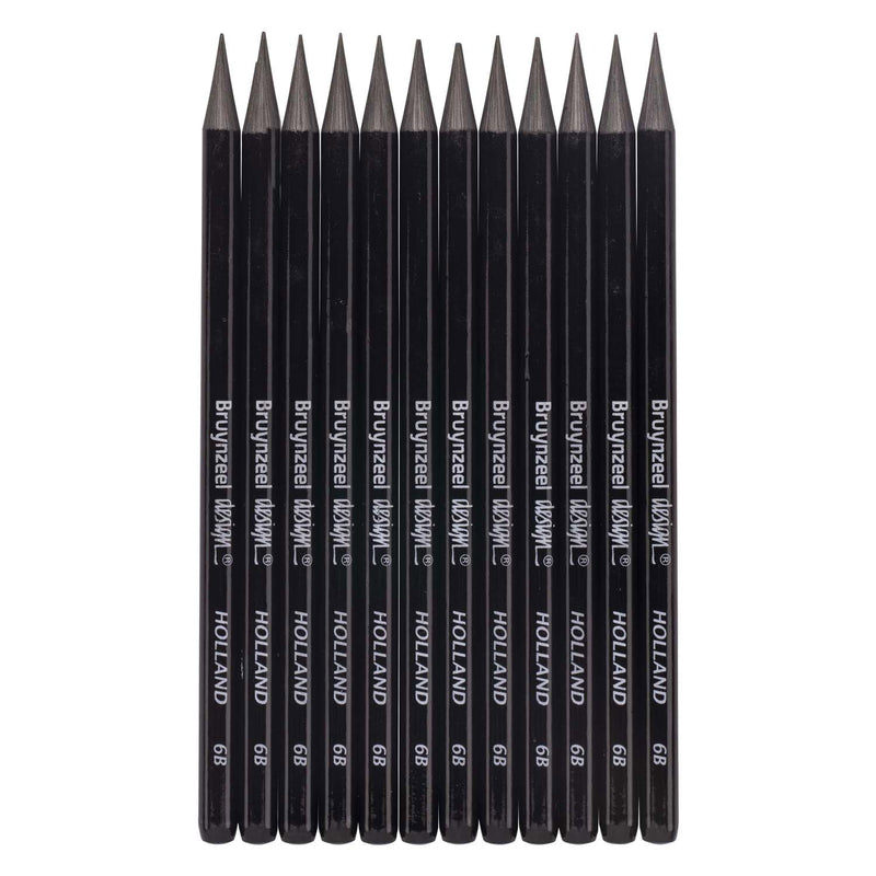 Load image into Gallery viewer, Bruynzeel design grafietstift 6b - 12st.
