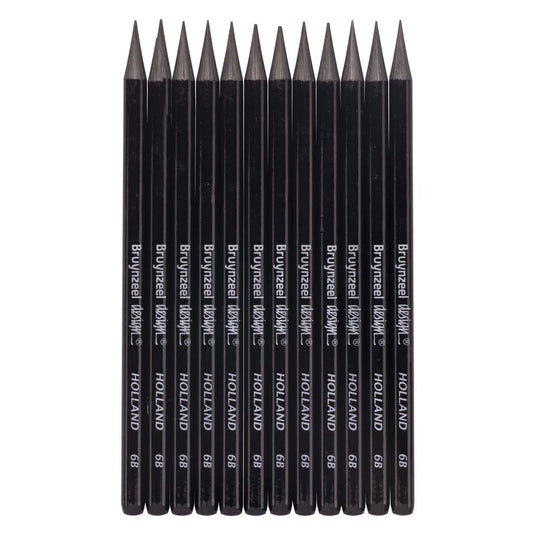 Bruynzeel design grafietstift 6b - 12st.