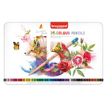 Bruynzeel kleurpotloden 36st expression voor volwassenen