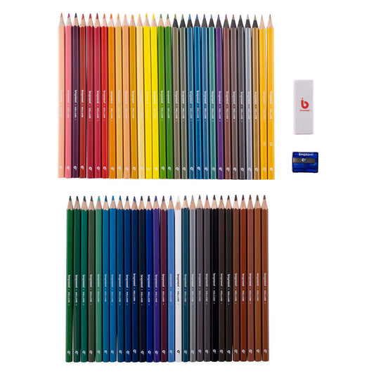 Bruynzeel teken- en kleurset creatieve kunstenaars blik 60st