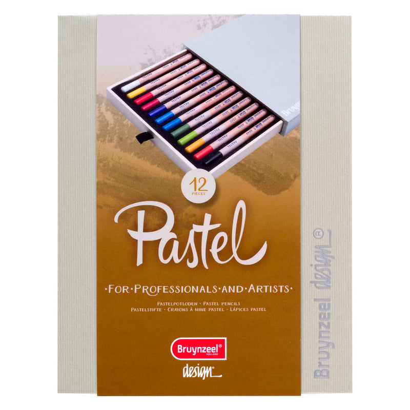 Load image into Gallery viewer, Bruynzeel design pastelpotlood box, 12 kleuren
