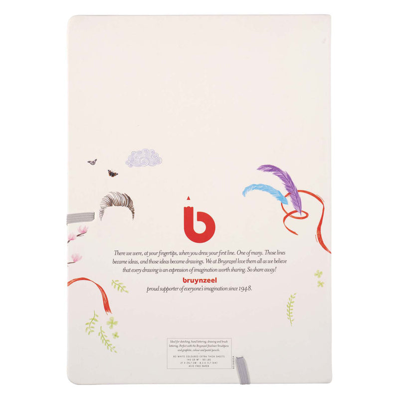 Load image into Gallery viewer, Bruynzeel creatives schets notitieboek a4 140 g m 80 vellen
