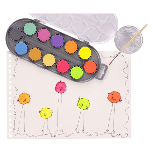 Bruynzeel waterverfset kids metallic en neon