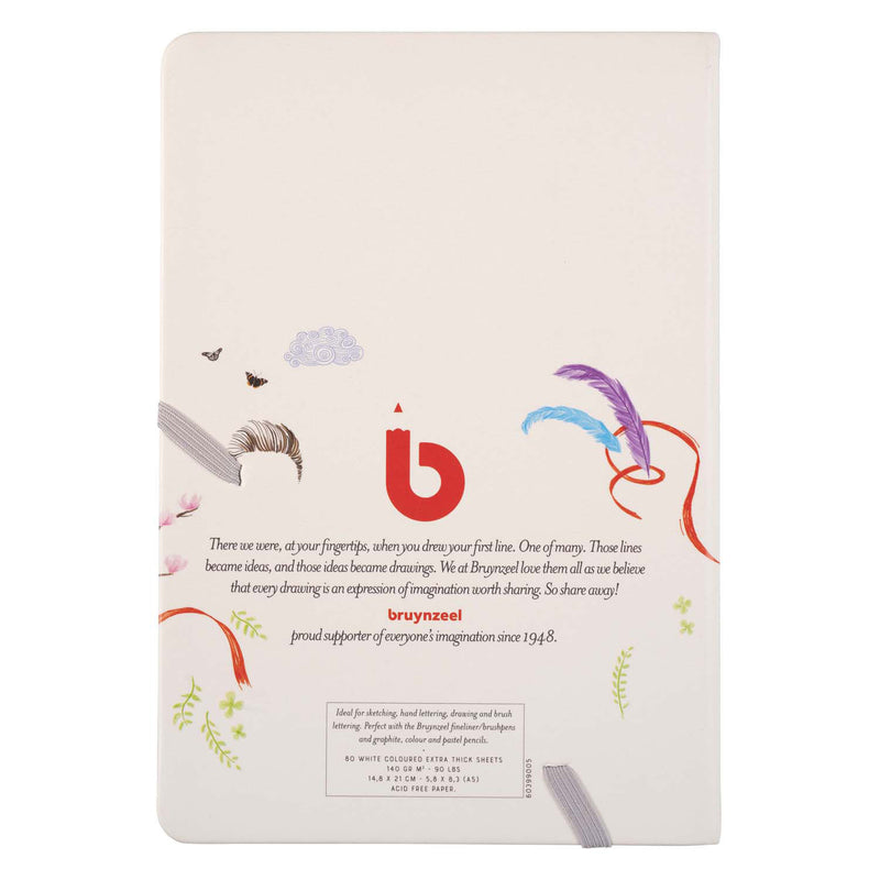 Load image into Gallery viewer, Bruynzeel creatives schets notitieboek a5 140 g m 80 vellen
