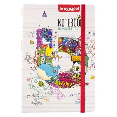 Bruynzeel notitieboek a5 80 g m 160 pagina's