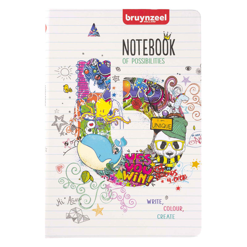 Load image into Gallery viewer, Bruynzeel notitieboek a5 80 g m 160 pagina's

