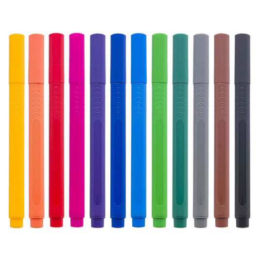 Bruynzeel fineliner mini set 12 kleuren