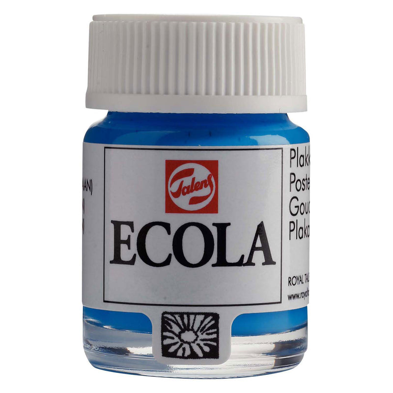 Load image into Gallery viewer, Bruynzeel ecola plakkaatverf fles 16ml lichtblauw 501
