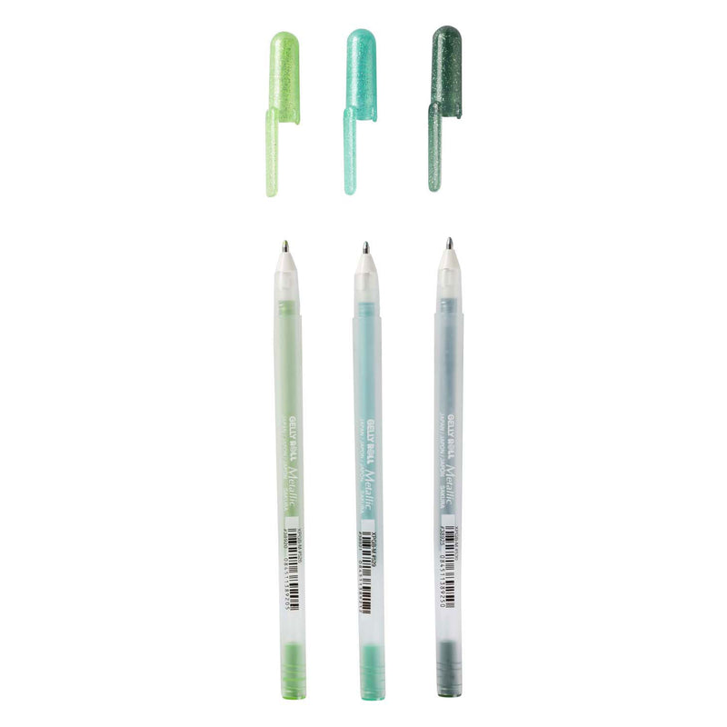 Load image into Gallery viewer, Sakura gelly roll metallic set 3 gelpennen forest
