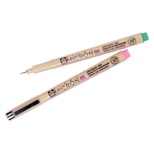 Sakura pigma micron 05 fineliners etui - 9 kleuren - 0.45mm