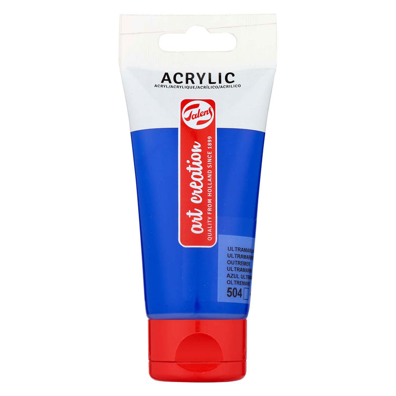 Load image into Gallery viewer, Talens art creation acrylverf tube 75ml ultramarijn 504
