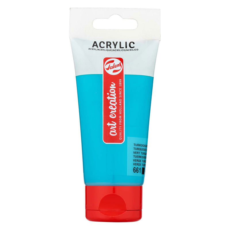 Load image into Gallery viewer, Talens art creation acrylverf tube 75ml turkooisgroen 661
