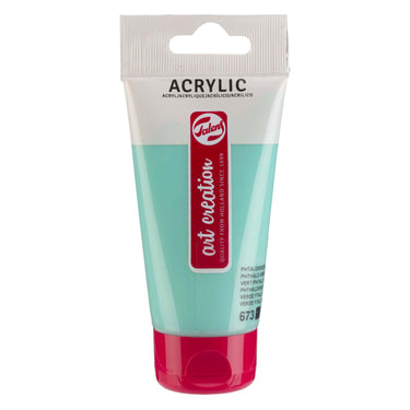 Talens art creation acrylverf tube 75ml phtalogroen licht