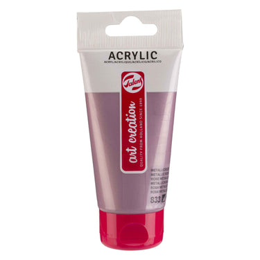 Talens art creation acrylverf tube 75ml metallicroze 833