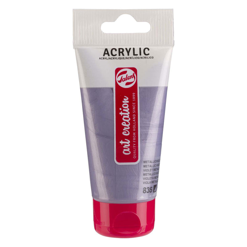 Load image into Gallery viewer, Talens art creation acrylverf tube 75ml metallicviolet 835
