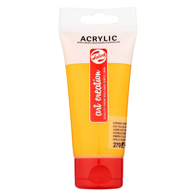 Load image into Gallery viewer, Talens art creation acrylverf tube 75ml azogeel donker 270

