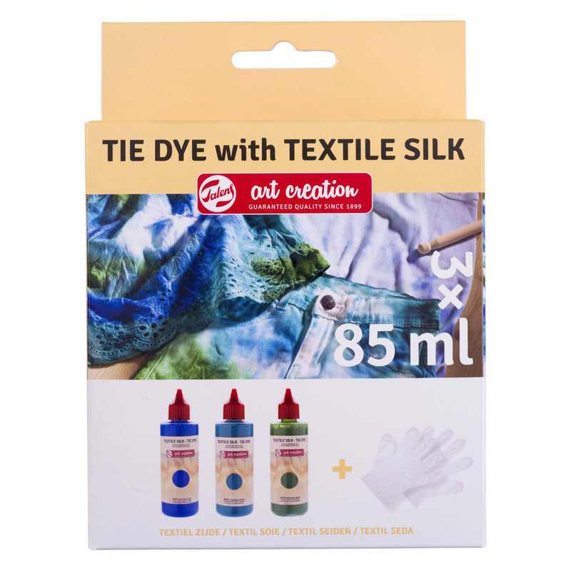 Afbeelding laden in galerijviewer, Talens art creation tie-dye set blauw, 3x85ml
