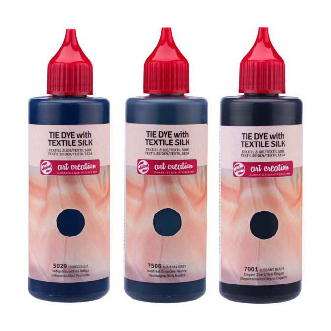 Load image into Gallery viewer, Talens art creation tie-dye set zwart, 3x85 ml
