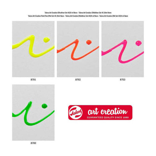 Talens art creation effektliner set 4x28ml neon