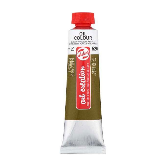 Load image into Gallery viewer, Talens art creation olieverf tube 40ml olijfgroen 620
