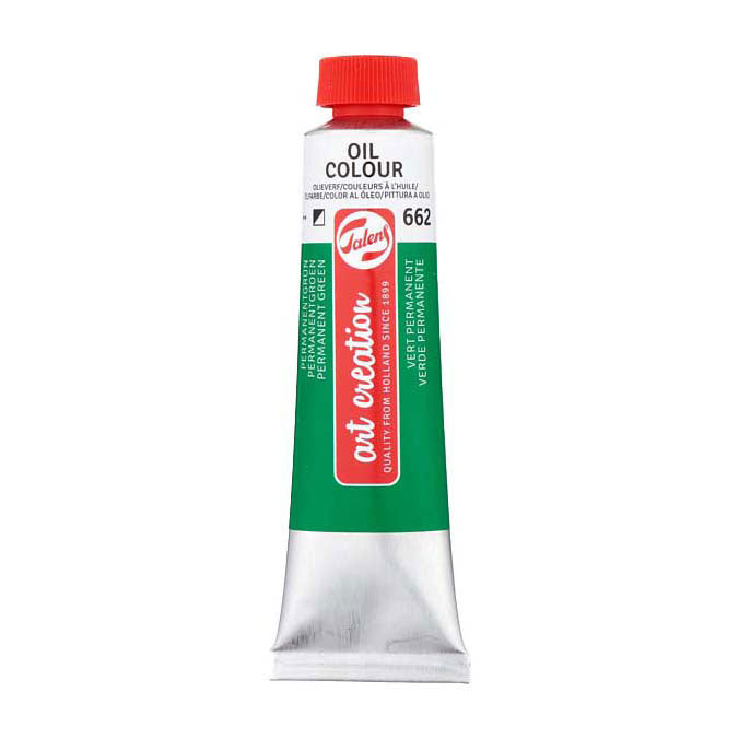 Load image into Gallery viewer, Talens art creation olieverf tube 40ml permanentgroen 662
