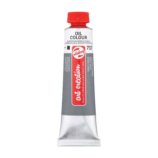 Talens art creation olieverf tube 40ml koudgrijs 717