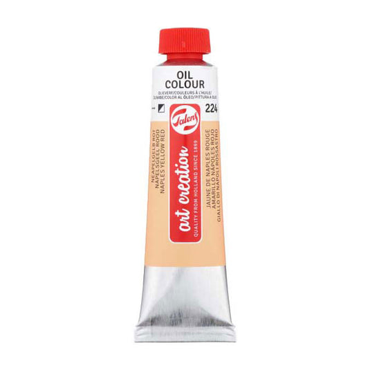 Talens art creation olieverf tube 40ml napelsgeel rood 224