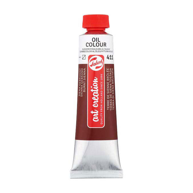 Load image into Gallery viewer, Talens art creation olieverf tube 40ml sienna gebrand 411
