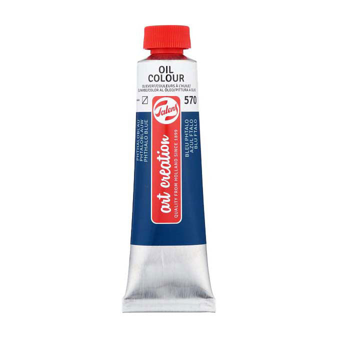 Load image into Gallery viewer, Talens art creation olieverf tube 40ml phtaloblauw 570
