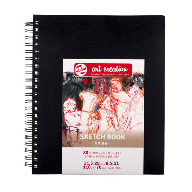 Load image into Gallery viewer, Talens art creation schetsboek spiraal 21.5x28cm 110g 80v
