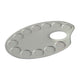 Talens palet metaal ovaal 12,6x18,5cm