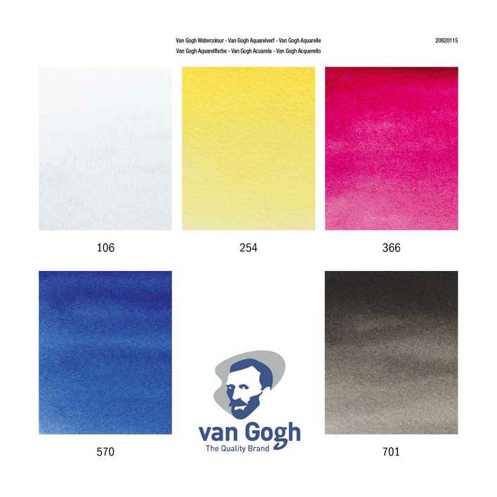 Afbeelding laden in galerijviewer, Van gogh aquarelverf primaire mengset | 5 x 10 ml tubes
