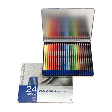 Bruynzeel van gogh basisset kleurpotloden met 24 kleuren