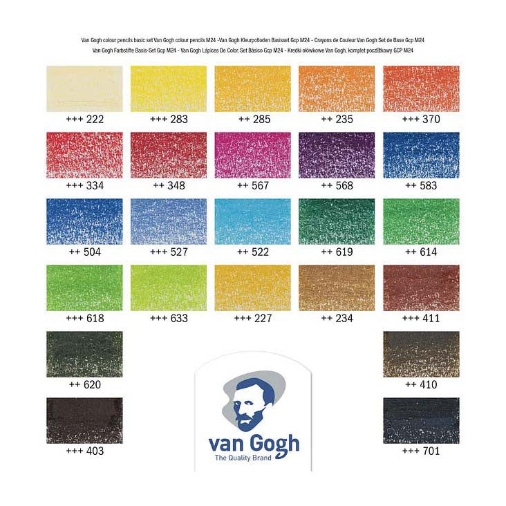 Load image into Gallery viewer, Bruynzeel van gogh basisset kleurpotloden met 24 kleuren
