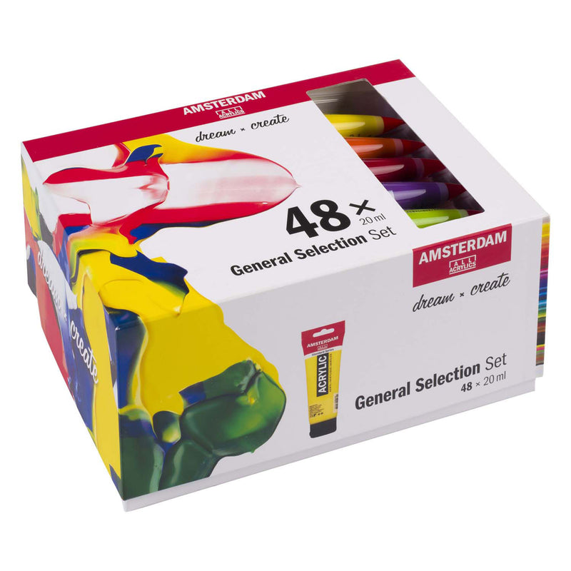 Cargue la imagen en el visor de la galería, Amsterdam standard series acrylverf algemene selectie set | 48 × 20 ml
