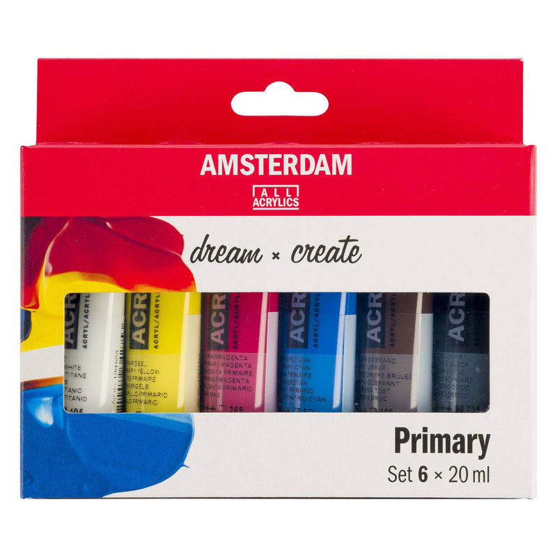Load image into Gallery viewer, Bruynzeel amsterdam standard series acrylverf primaire set 20ml, 6dlg.
