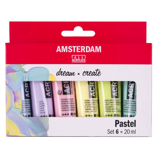 Amsterdam standard series acrylverf pastel set | 6 x 20 ml