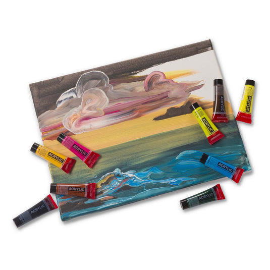 Bruynzeel amsterdam standard series acrylverf landschap set 20ml, 12dlg.