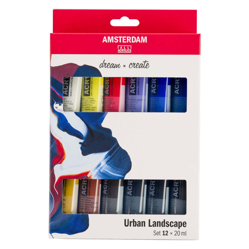 Load image into Gallery viewer, Bruynzeel amsterdam standard series acrylverf urban landschap set 20ml, 12dlg.
