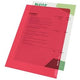 Leitz hoge kwaliteit zichtmap - a4 - 100 stuks - rood