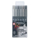Sakura koi color brush set, 6dlg.