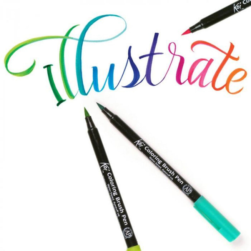 Chargez l'image dans la visionneuse de la galerie, Sakura koi coloring brush pen set | 12 kleuren
